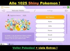 Alle 1025 Shiny Pokemon für