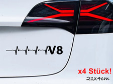 🚀 4X AUTO AUFKLEBER 21x4cm