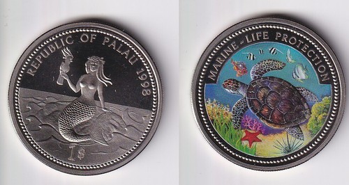 Dollar farbmünze palau - farbmünze,