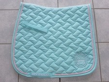 Super schöne HV Polo Dressur Schabracke, türkis mit rosa und silber, TOP Zustand