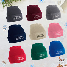 Beanie Mütze Team Glühwein Wintermütze Weihnachten Unisex Glühweinliebhaber