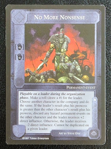 More nonsense meccg middle - no,