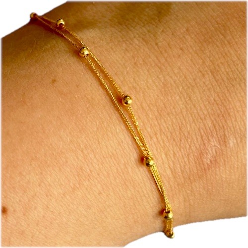 18k gold armband 750 - gold,