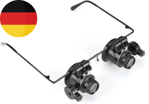 Lupenbrille mit licht - mit, 20x