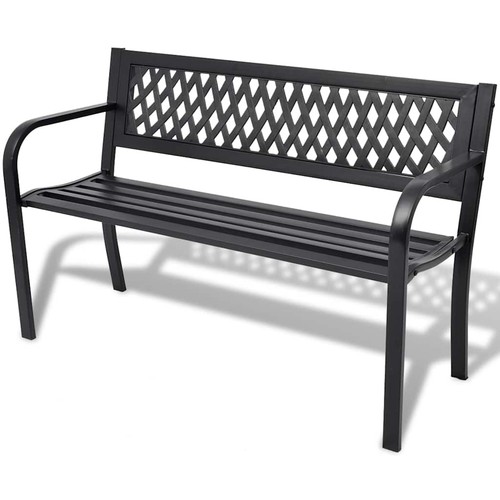 Gartenbank 118 stahl - 118, cm