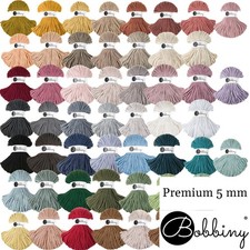 Bobbiny Premium Flechtkordel  Baumwolle 5 mm x 100 m