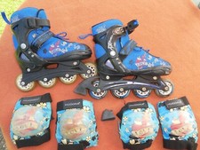 Skater - Rollerblades kinder EU 34 - 37 | Knie- und Ellenbogenschoner