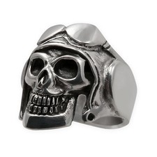 Totenkopfring Edelstahl Ring