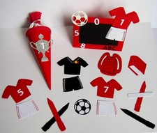 Tischdeko rot schwarz jungen - rot,