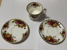 Royal Albert Old Country Roses Kaffeegedeck 3teilig Topzustand