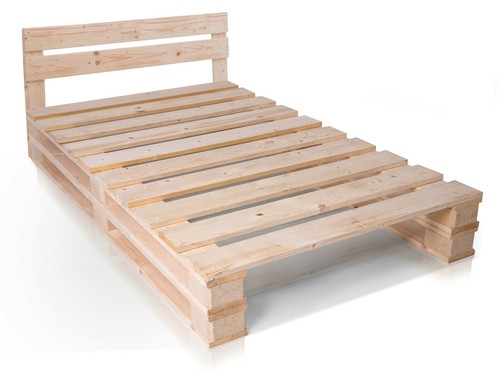 Palettenbett holzbett paletti - palettenbett,