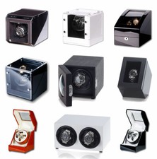 Uhrenbeweger für 1-2 Uhren Viele Modelle Klavierlack Wurzelholz WatchWinder