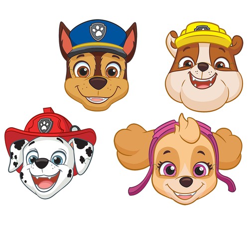 Paw patrol masken 8er - patrol,