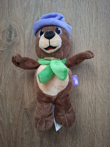 Milka bär lila mütze schal - lila,,