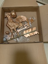 Wetterfahne mit Hahn-Motiv, für Dach, Dekoration für die Windrichtung, für