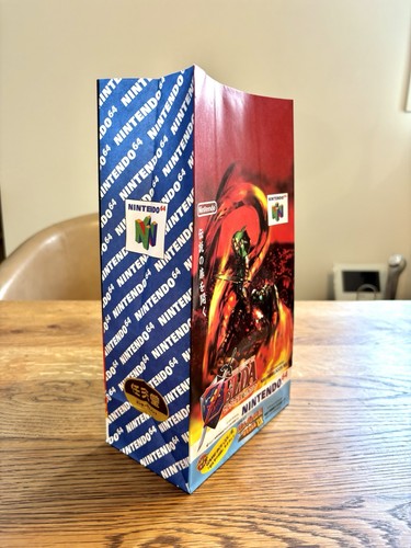 1998 nintendo promo paper bag - nintendo,