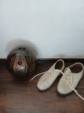 bowling vintage brunswick kugel,schuhe und tasche retro