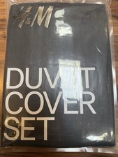 H&M Bettwäsche Set 135 x 200 gewaschenes Leinen