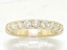 Sale Brillant Band Ring 585 Gelbgold 14Kt Gold   11 Brillanten 1ct Lupenrein