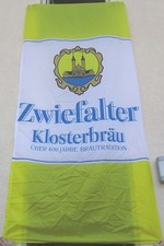 WERBEBANNER Zwiefalter Klosterbräu 1,45x3m Brauereifahne Weba-Fahnen Reklame gut