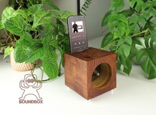 Akustik box –natürliche Handy-Verstärker ganz ohne Strom! Aromatic Rosenholz