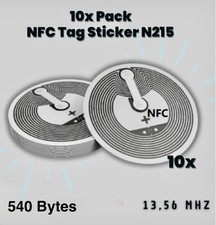 10 Stück NFC Tag Sticker