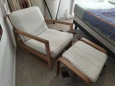 IKEA - Schaukelstuhl + Fußbank