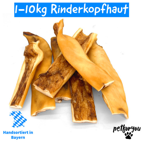 Rinderkopfhaut für hunde - für,