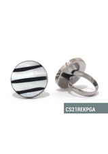 Schöner Ring Perlmutt aus Bali verschiedene Motive Farben ca. 18mm Durchmesser