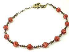 Konplott  by Miranda  Kette  Indianafrica  48 cm lang  orange