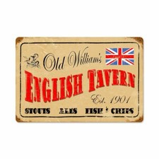 ENGLISH TAVERN Metall Schild
