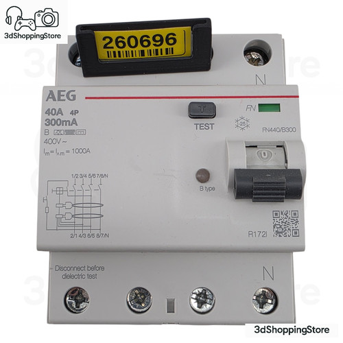 Aeg fn440 b300 rccb 40a - aeg, 4p