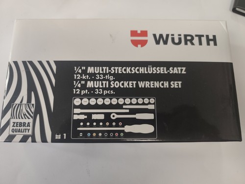 Würth tlg zebra - 33-tlg.,