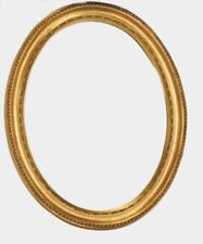 Wandspiegel gold oval mit