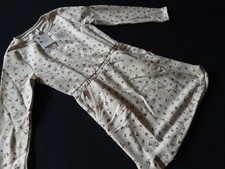 Yigga Mädchen Sweatkleid 134 140 NEU Winter langarm Longpulli Blumen allover