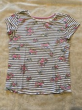 T-Shirt Gestreift Blumen Primark Gr. 134/140