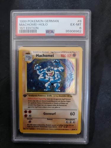 Pokemon machomei edition psa - pokemon,