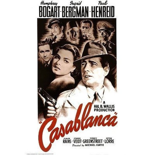 Casablanca filmplakat - casablanca,