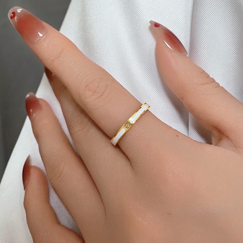 Damen ring weiß - damen,