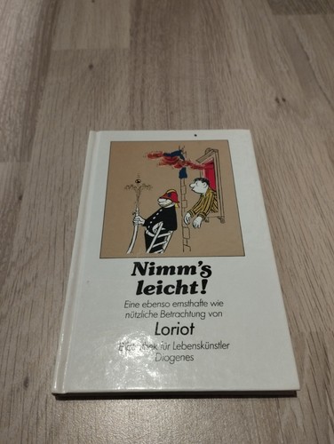 Loriot nimm leicht - "nimm's, leicht"