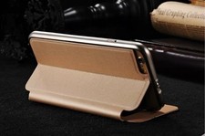 iPhone 6 Luxus Flip Leder Case