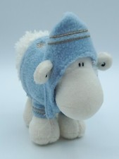 Sheepworld Schaf Lamm Plüschtier Winter Mütze Schneeflocke stehend selten Vintag