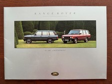 Prospekt / brochure Land Rover Range Rover MY 1993
