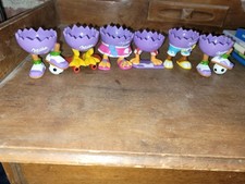 6x Milka Eierbecher, Retro, 5 verschiedene Motive