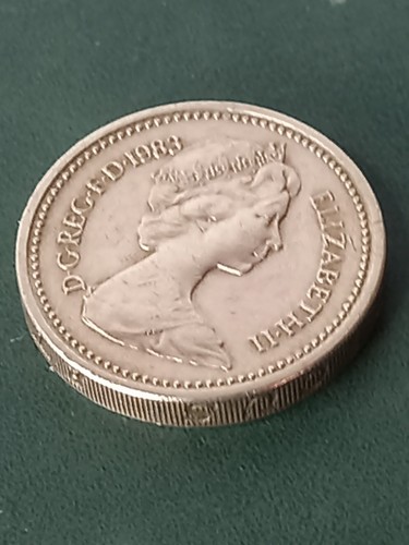 Seltene one pound münze 1983 - one,