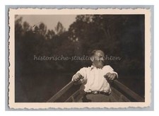 Man Rowing - Vintage Photo