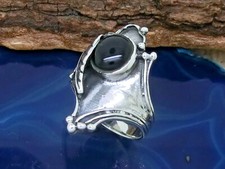 Silber Ring 925 mit Blatt und