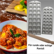 Ravioliform DIY Raviolibrett Form Pastabrett Ravioli selber machen Nudelrolle 