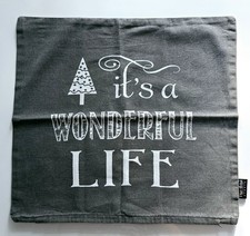 ⭐️??Weihnachts ⭐️?? Deko Kissenhülle  ⭐️?? Grau  ⭐️??  45 x 45 cm ⭐️??