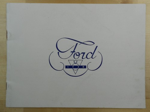 Ford broschüre 1938 - ford, v8